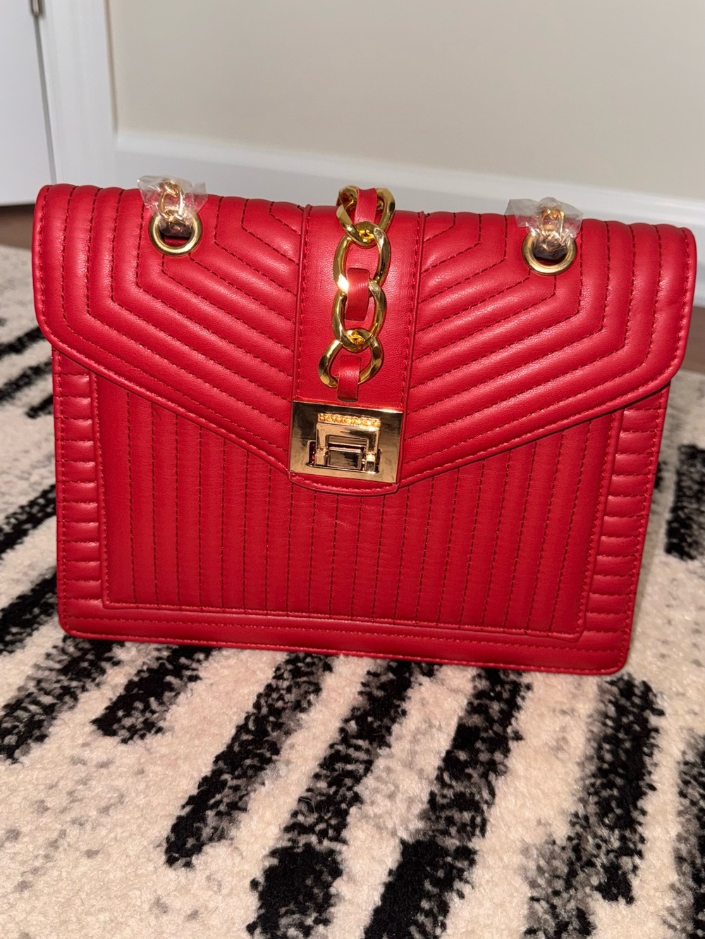 NWT Badgley Mischka Quilted Crossbody
